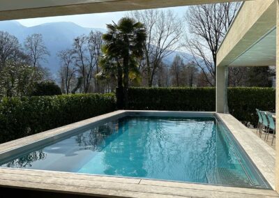 Piscina in Acciaio con Skimmer – Eleganza e Durabilità Senza Tempo